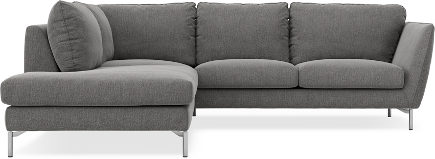 Madison - 2-sits soffa med divan vänster - Grå