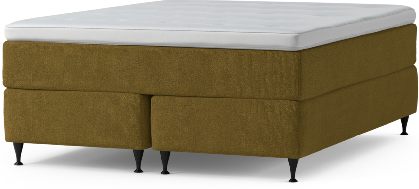 Delux Exclusive - Kontinentalsäng, dubbelsäng med bäddmadrass och sängben