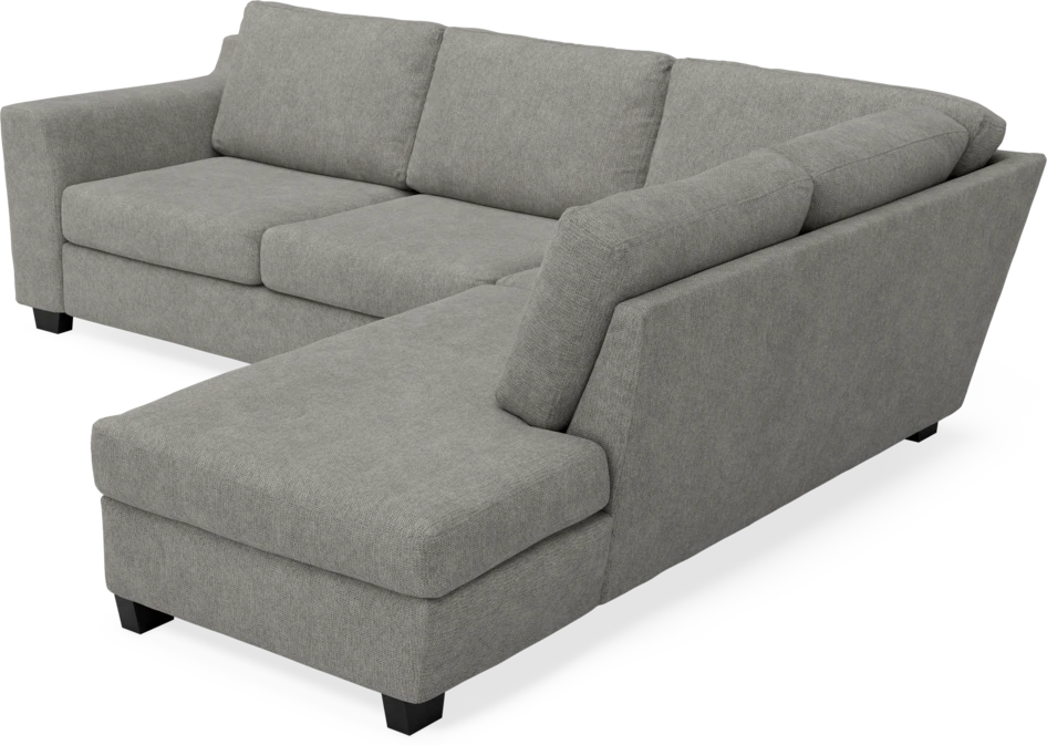 Friday - 2,5-sits soffa med divan höger - Grå