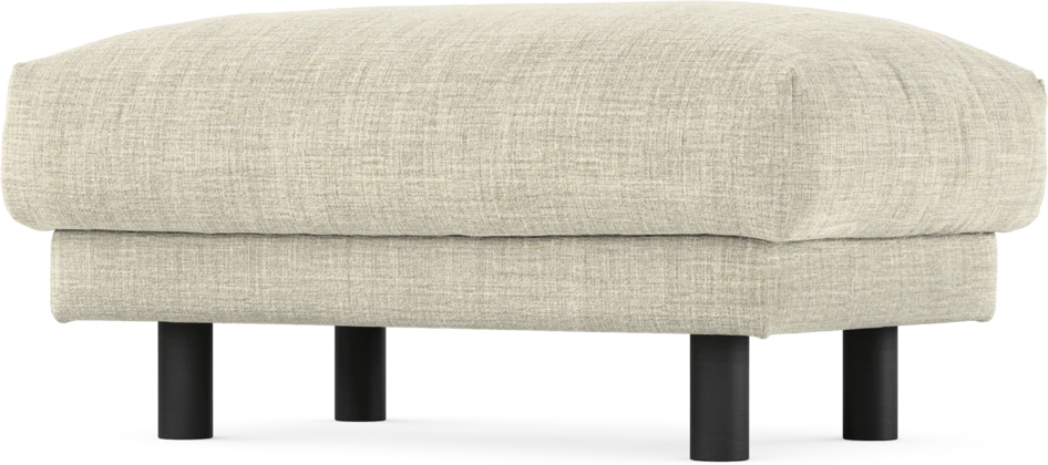 Cherrie - Fotpall 110, fast klädsel - Beige