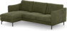 Madison Lux - 2-sits soffa med schäslong vänster - Grön
