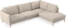 Madison Lux - 3-sits soffa med divan höger - Vit