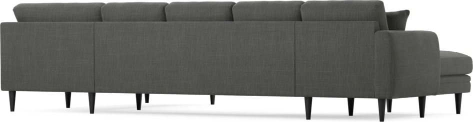 Eden - 3-sits soffa med schäslong vänster och divan höger - Grå