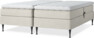 Delux Sense - Ställbar säng, dubbelsäng med bäddmadrass - Beige