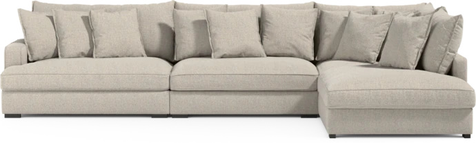 Rossi, 4-sits soffa med divan höger