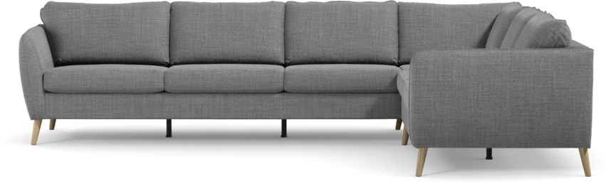 County - Hörnsoffa, 3+2-sits - Grå