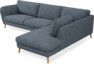 Madison Lux - 3-sits soffa med divan höger - Vit