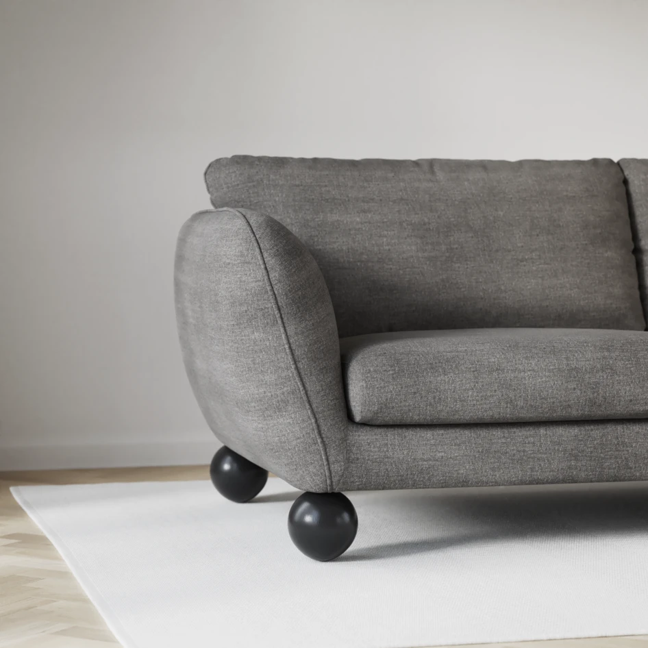 Madison - 2-sits soffa med divan vänster och schäslong höger - Grå