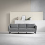 County - 3-sits soffa - Grå