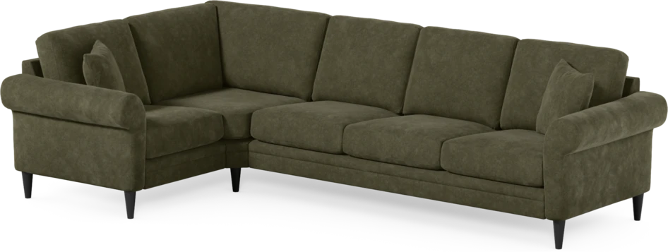 Eden - Hörnsoffa, 1+3-sits - Grön