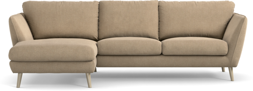 Madison Lux - 2-sits soffa med schäslong vänster - Beige
