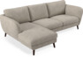 Madison Lux - 2-sits soffa med schäslong vänster - Vit