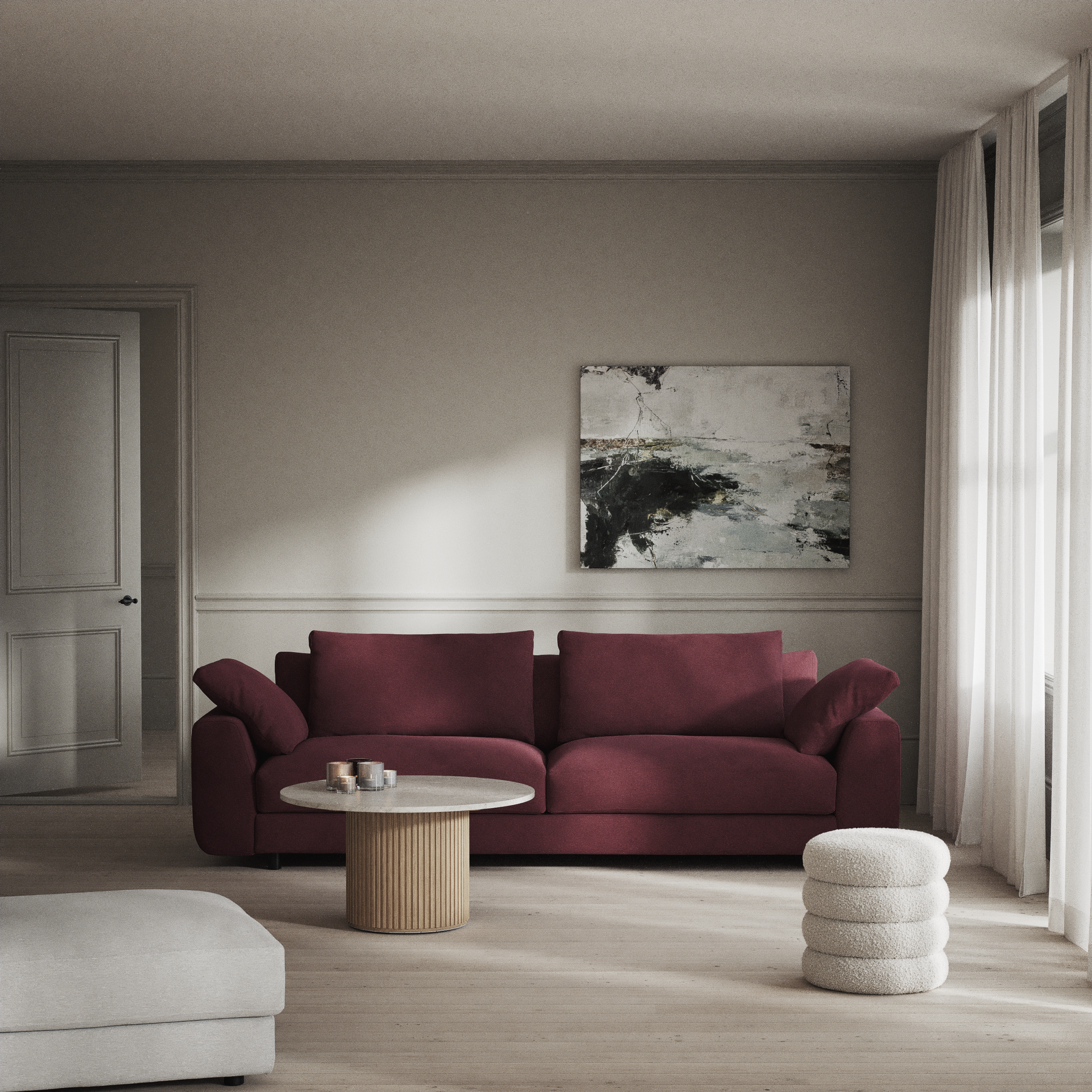 Amie, 4-sits soffa