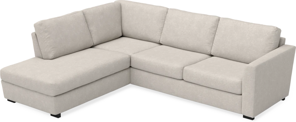 Friday - 2,5-sits soffa med divan vänster - Grå