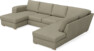 Friday - 3-sits soffa med schäslong vänster och divan höger - Beige
