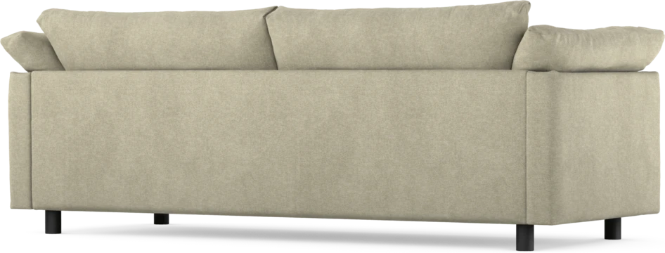 Cherrie - 3-sits soffa, fast klädsel - Beige