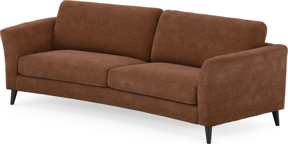 Bridge - 3-sits soffa svängd - Orange
