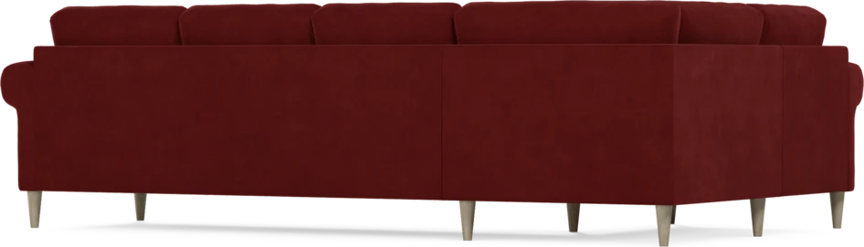 Eden - Hörnsoffa, 1+3-sits - Röd