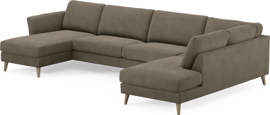 Bridge - 3-sits soffa med schäslong vänster och divan höger - Beige