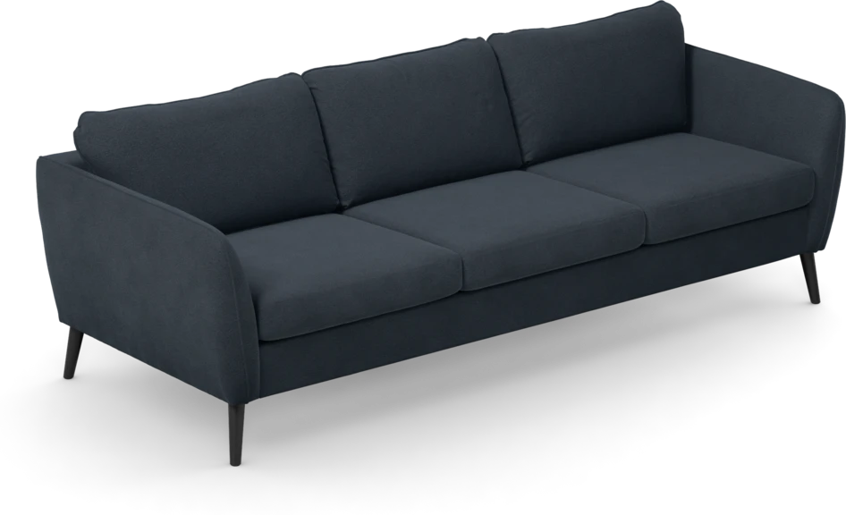 County - 3-sits soffa - Blå
