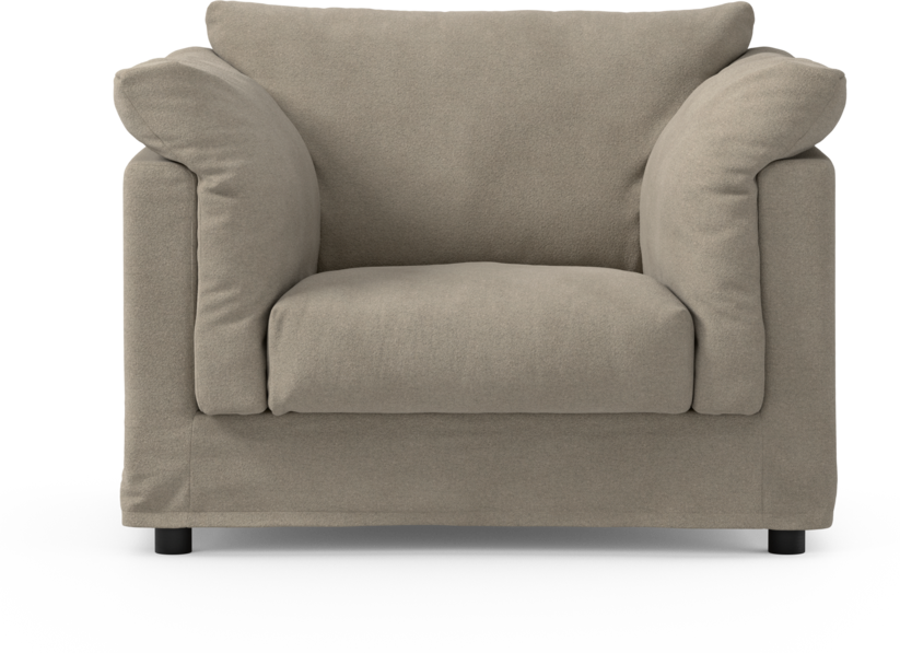 Cherrie - Fåtölj med kappa - Beige