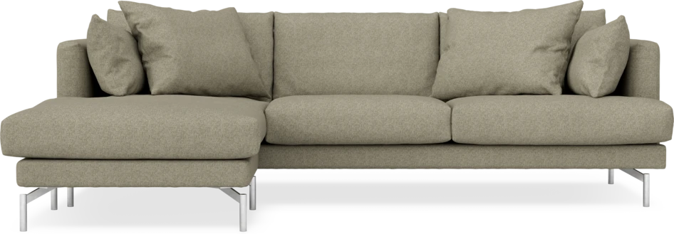 Harper - 4-sits med schäslong vänster - Beige