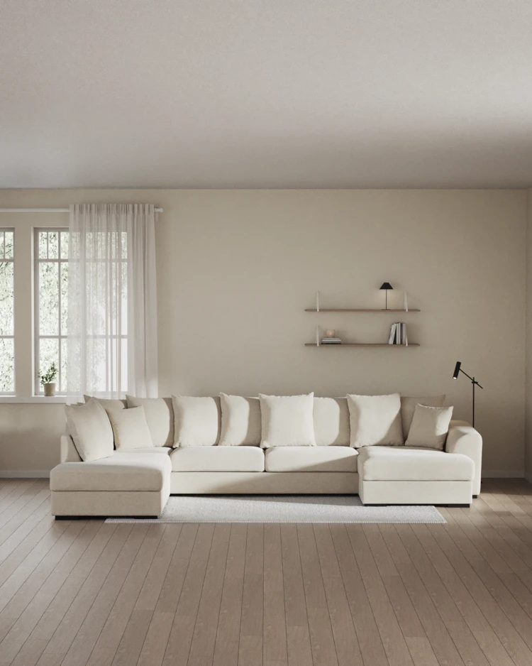 Town - 3-sits soffa med divan vänster och schäslong höger - inspiration