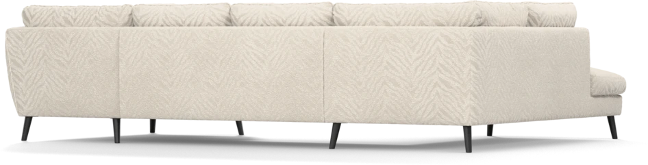 Madison - 2-sits soffa med divan vänster och schäslong höger - Vit