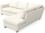 Friday - 2,5-sits soffa med divan höger - Vit