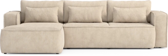 Ide, Bäddsoffa 3-sits med schäslong vänster