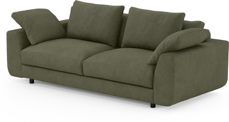 Amie - 3-sits soffa - Grön
