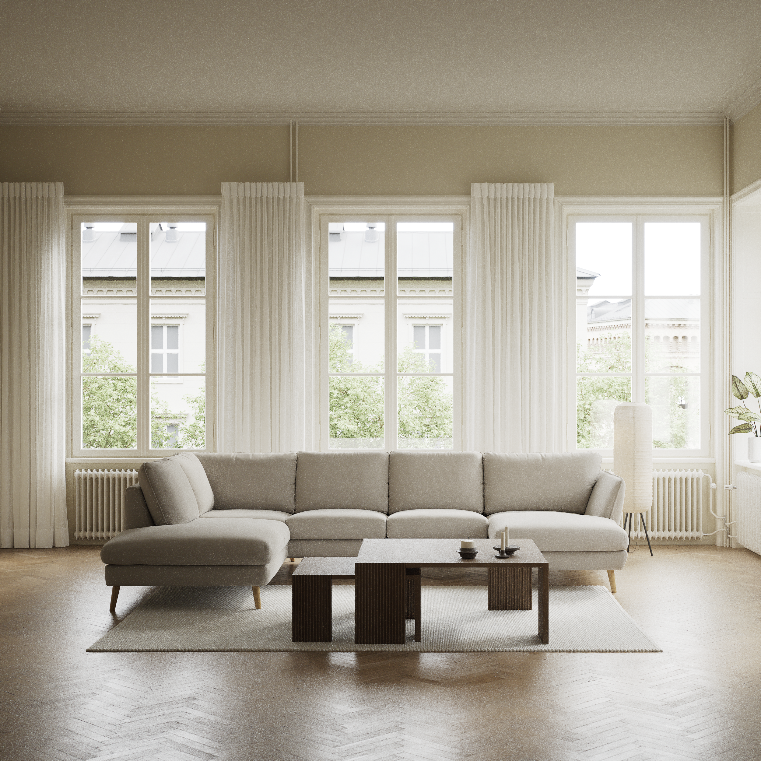 Madison Lux - 2-sits soffa med divan vänster och schäslong höger - inspiration