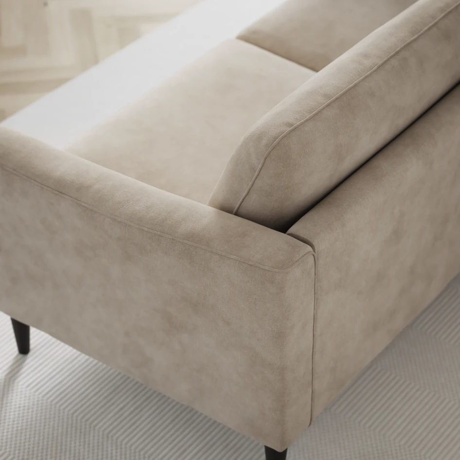 Bridge - 3-sits soffa med divan vänster och schäslong höger - Beige