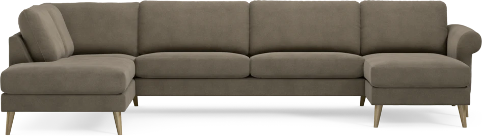 Bridge - 3-sits soffa med divan vänster och schäslong höger - Beige