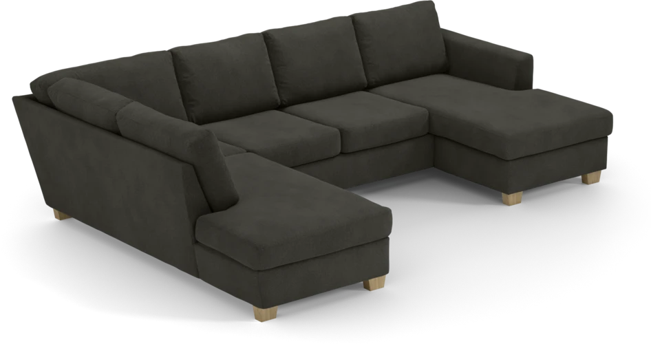 Friday - 3-sits soffa med divan vänster och schäslong höger - Grå
