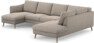 Madison Lux - 2-sits soffa med schäslong vänster och divan höger - Beige
