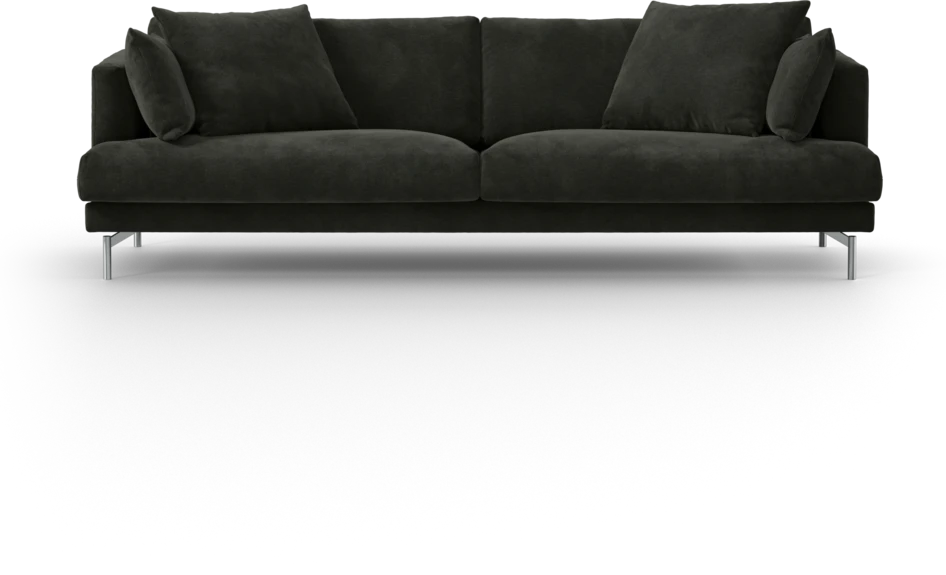 Harper - 4-sits soffa - Svart