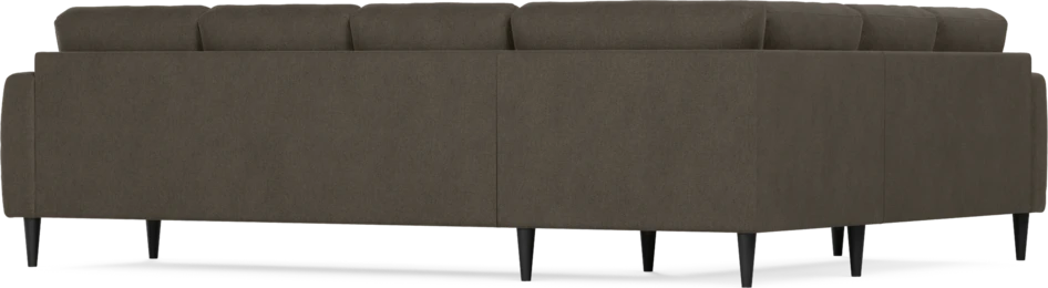 Eden - Hörnsoffa, 2+3-sits - Brun
