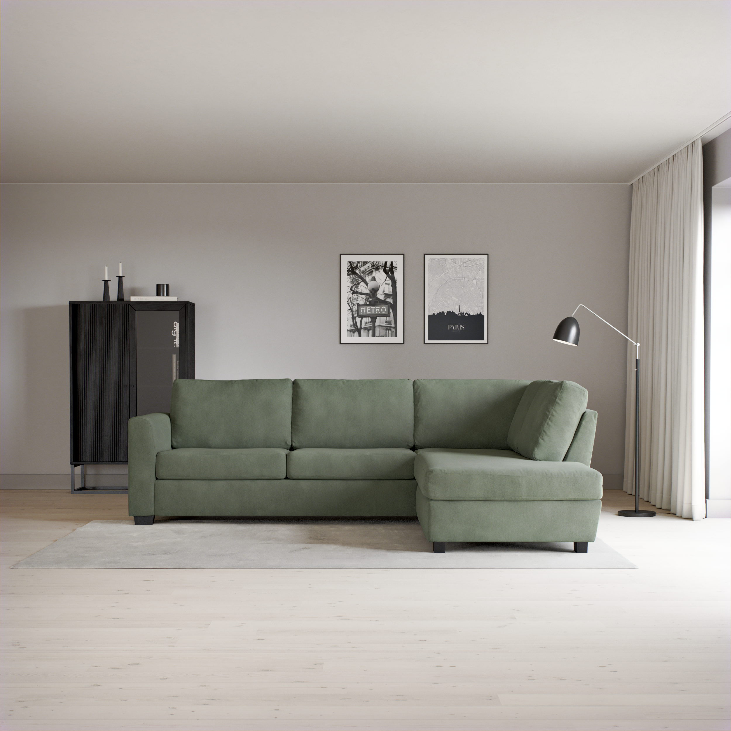 Friday - 2,5-sits soffa med divan höger - inspiration