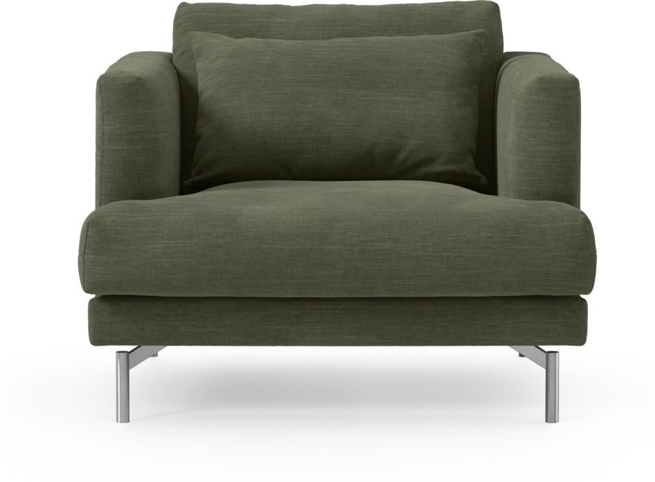 Harper - Fåtölj, 75 cm - Grön