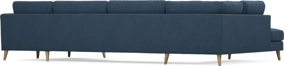 Bridge - 3-sits soffa med divan vänster och schäslong höger - Blå