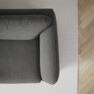 Madison Lux - 2-sits soffa med schäslong vänster och divan höger - Grå