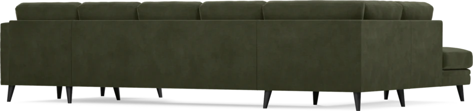 Eden - 3-sits soffa med divan vänster och schäslong höger - Grön