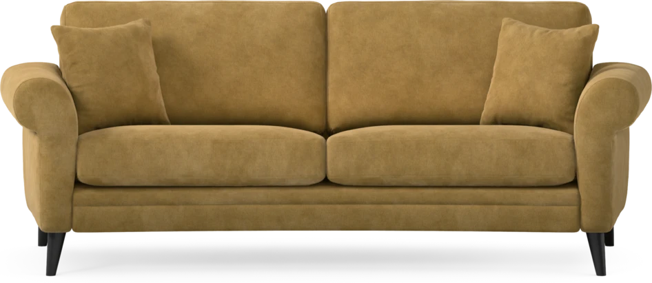 Eden - 2,5-sits soffa svängd - Gul