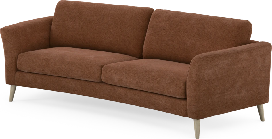 Bridge - 3-sits soffa svängd - Orange