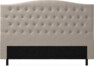 Delux Välvd - Sänggavel, 90-210 cm - Beige