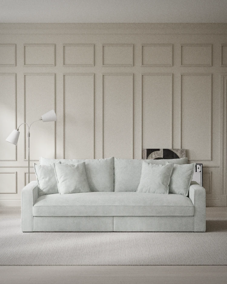 Rossi - 3-sits soffa, hel dyna - inspiration