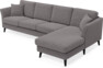 Eden - 3-sits soffa med schäslong - Grå