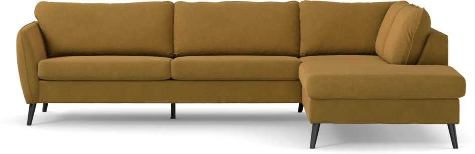 County - 2,5-sits soffa med divan höger - Gul