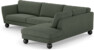 Madison Lux - 3-sits soffa med divan höger - Grön